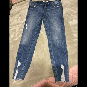 Willow & Root high rise ankle skinny Jeans